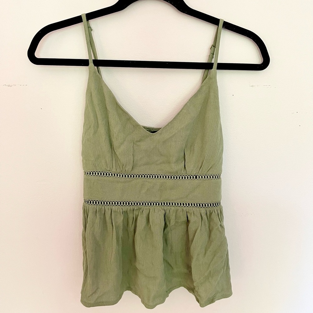 FRANCESCA’S Green Tank Top